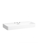 Laufen Val fehér mosdó 95x42 cm, 3 csaplyukkal H810287000108