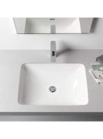 Laufen Pro S alulról beépíthető mosdó 60 x 40 cm csaplyuk né