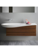Laufen Ilbagnoalessi One mosdó 120x50cm, csaplyuk és túlfoly