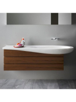 Laufen Ilbagnoalessi One mosdó 120x50cm , csaplyuk és túlfol