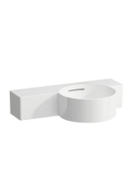 Laufen Val köralakú fehér kézmosó 55x31.5 cm, csaplyuk nélkü