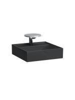 Laufen Kartell by Laufen fényes fekete kézmosó 46x46 cm, 1 c