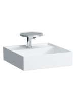 Laufen Kartell by Laufen fehér kézmosó 1 csapfurattal 46x46