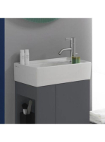 Laufen Kartell by Laufen jobbos matt fehér kézmosó 46x28 cm,