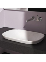 Laufen Ino beépíthető mosdó 50x36,5 cm, csaplyuk és túlfolyó