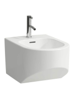 Laufen Sonar fali bidé LCC bevonattal, fehér H8303414003021