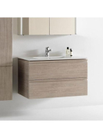 Laufen Pro S mosdó 100x50 cm alsószekrénnyel, világos tölgy