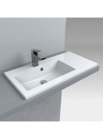 LUNART Liam 800 L mosdó, fényes fehér 5999123001207 - Fürdős