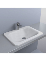 LUNART Clark mosdó, matt fehér 5999123001610 - Fürdőszoba -