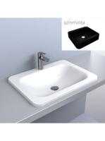 LUNART Clark mosdó, fekete kvarc 5999123001627 - Fürdőszoba