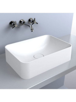 LUNART Horatio mosdó, fényes fehér 5999123001979 - Fürdőszob