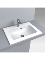 LUNART Gabriel 600 mosdó, fényes fehér 5999123002020 - Fürdő