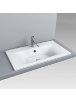 LUNART Julius mosdó, fényes fehér 5999123002112 - Fürdőszoba