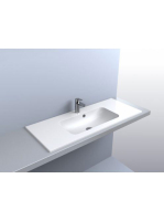 LUNART Gabriel 1100 mosdó, fényes fehér 5999123002181 - Fürd