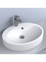 LUNART Sheldon mosdó, fényes fehér 5999123002297 - Fürdőszob