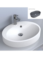 LUNART Sheldon mosdó, szürke kvarc 5999123002327 - Fürdőszob