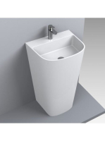LUNART Gomez álló mosdó, matt fehér 5999123003461 - Fürdőszo