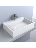 LUNART Robyn 600 mosdó, fényes fehér 5999123004086 - Fürdősz