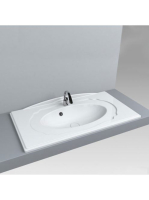 LUNART Phoebe mosdó, fényes fehér 5999123004284 - Fürdőszoba