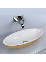 LUNART Lydia mosdó, fényes RAL 1036 - Pearl Gold 59991230043