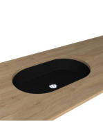 LUNART Melody mosdó, fekete kvarc 5999123004871 - Fürdőszoba