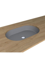 LUNART Melody mosdó, szürke kvarc 5999123004888 - Fürdőszoba