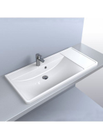 LUNART Selena mosdó, fényes fehér 5999123004932 - Fürdőszoba