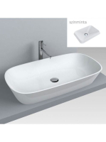 LUNART Salem mosdó, matt fehér 5999123005564 - Fürdőszoba -