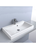 LUNART Atty 700 mosdó, fényes fehér 5999123005670 - Fürdőszo