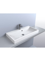 LUNART Atty 800 mosdó, fényes fehér 5999123005717 - Fürdőszo