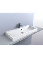 LUNART Atty 900 mosdó, fényes fehér 5999123005755 - Fürdőszo