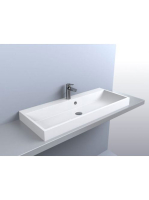 LUNART Atty 1000 mosdó, fényes fehér 5999123005793 - Fürdősz