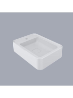 LUNART Jaxon 380 mosdó, fényes fehér 5999123006073 - Fürdősz