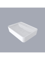 LUNART Jaxon 600 mosdó, fényes fehér 5999123006097 - Fürdősz