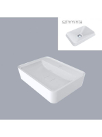 LUNART Jaxon 600 mosdó, matt fehér 5999123006103 - Fürdőszob
