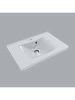 LUNART Cora 700 mosdó, fényes fehér 5999123006196 - Fürdőszo