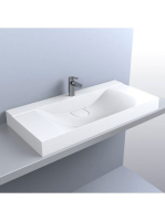 LUNART Kelly 1000 mosdó, fényes fehér 5999123006233 - Fürdős