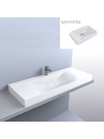 LUNART Kelly 1200 mosdó, matt fehér 5999123006288 - Fürdőszo
