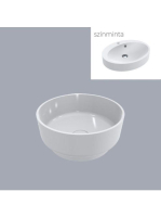 LUNART Scarlett 420 mosdó, matt fehér 5999123006363 - Fürdős