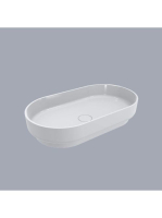 LUNART Scarlett 750 mosdó, fényes fehér 5999123006394 - Fürd