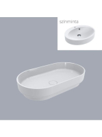 LUNART Scarlett 750 mosdó, matt fehér 5999123006400 - Fürdős