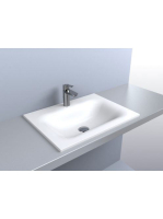 LUNART Timo 600 mosdó, fényes fehér 5999123006592 - Fürdőszo