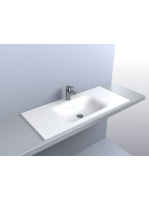 LUNART Timo 1000 mosdó, fényes fehér 5999123006738 - Fürdősz