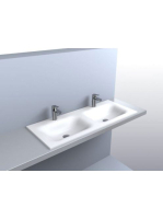 LUNART Timo 1100-2 mosdó, fényes fehér 5999123006752 - Fürdő