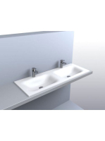 LUNART Timo 1200-2 mosdó, fényes fehér 5999123006776 - Fürdő