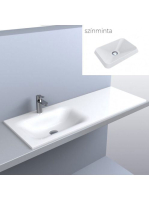 LUNART Timo 1200 L mosdó, matt fehér 5999123006806 - Fürdősz