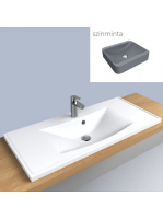 LUNART Tundy 1000 mosdó, szürke kvarc 5999123006905 - Fürdős