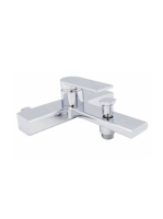 LunArt Gisell egykaros kádtöltő és zuhany csaptelep, króm 59