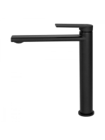 LunArt Gisell egykaros magasított mosdó csaptelep, matt feke