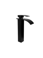 LunArt Sisy egykaros magasított mosdó csaptelep, matt fekete